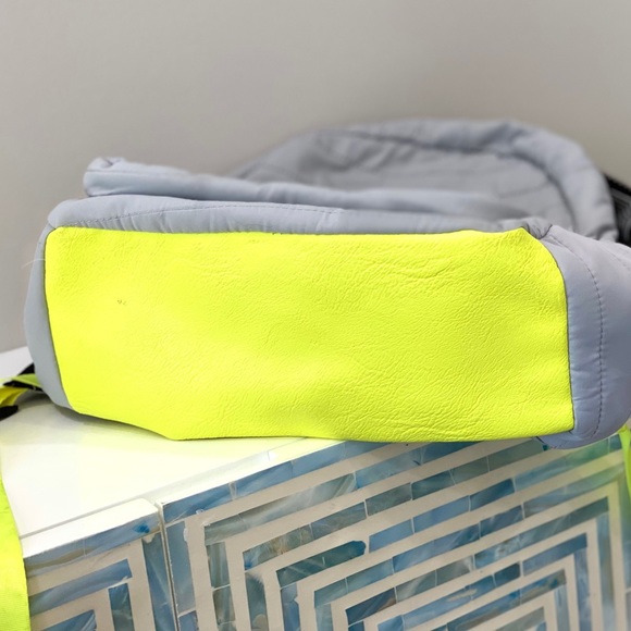 Gray/Neon Yellow Light School Backpack - Picture 7 of 7